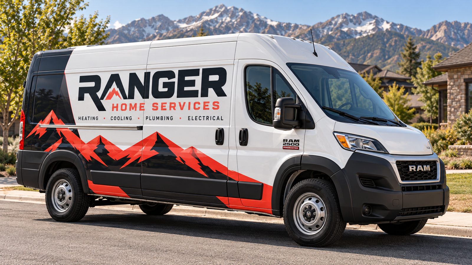 Ranger Home Services van